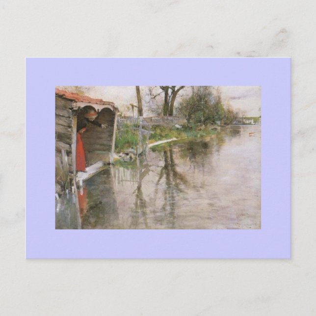 Carte Postale Vue sur le canal (Devant)