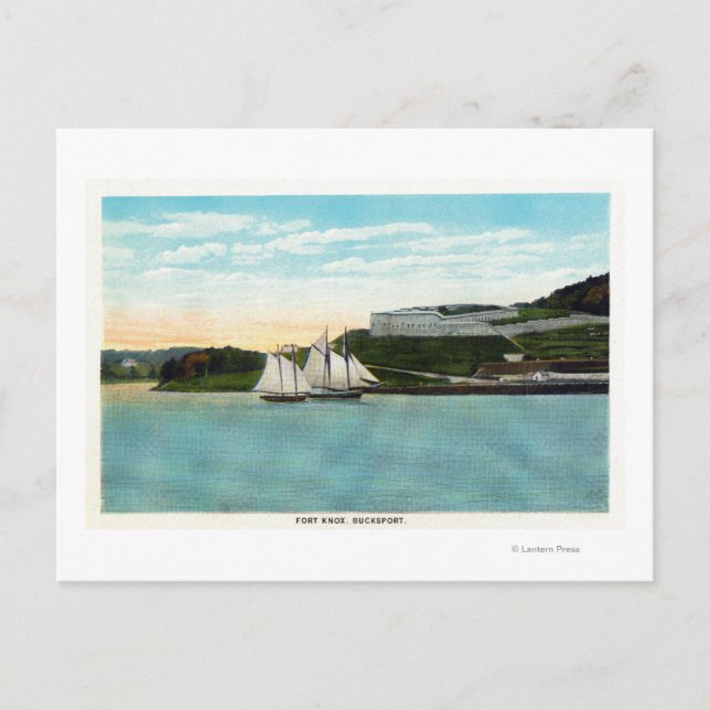 Carte Postale Vue sur le front de mer de Fort Knox (Devant)