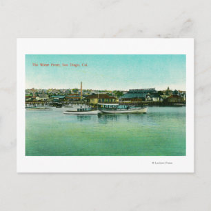 Carte Postale Vue sur le front de merSan Diego, CA