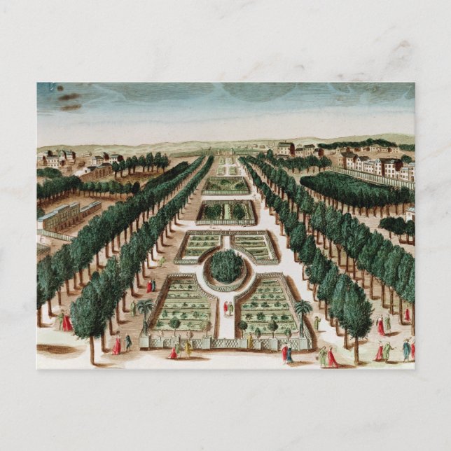 Carte Postale Vue sur le jardin des Plantes (Devant)