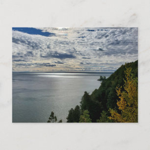 Carte Postale Vue sur le lac Huron, île Mackinac