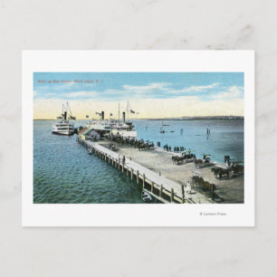 Carte Postale Vue sur le quai du nouveau port