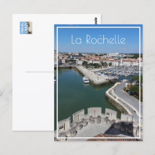 Carte Postale Vue sur le Vieux Port La Rochelle