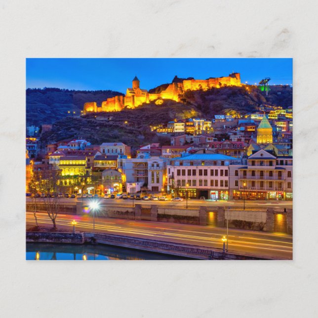 Carte Postale Vue sur le vieux Tbilissi (Devant)