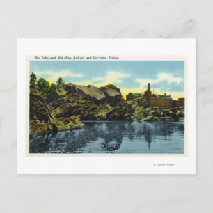 Carte Postale Vue sur les chutes et le Vieux Homme