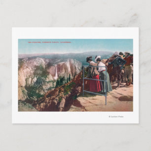 Carte Postale Vue sur les fissures et la vallée de Yosemite