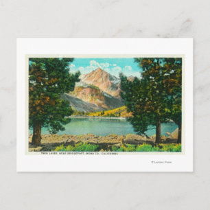 Carte Postale Vue sur les lacs jumeaux près de Bridgeport