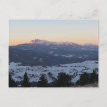 Vue sur les Tatras depuis Pieniny