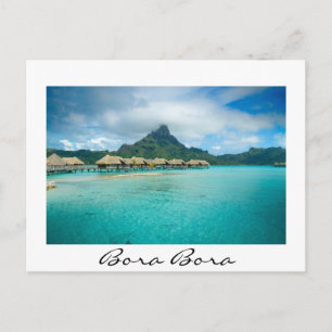 Carte Postale Vue sur l'île de Bora Bora
