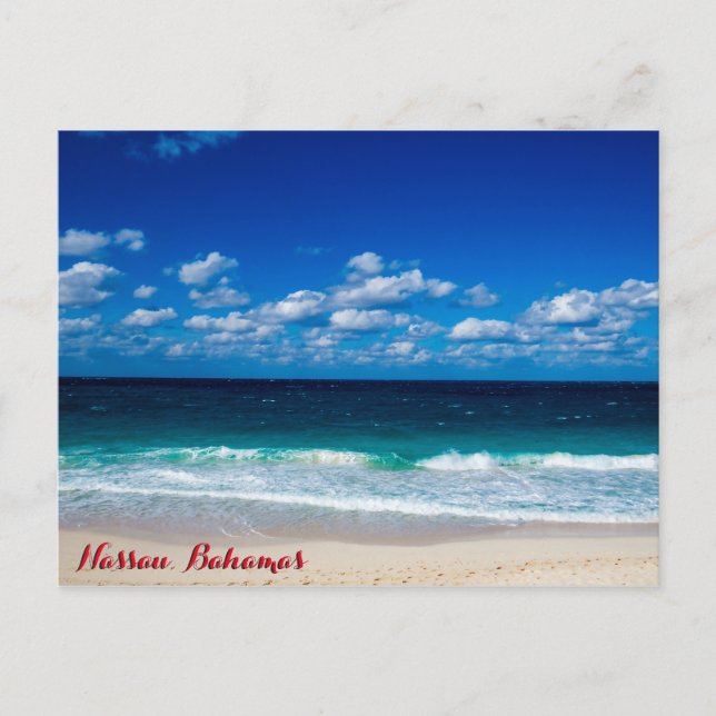 Carte Postale Vue sur l'océan bahaméen (Devant)