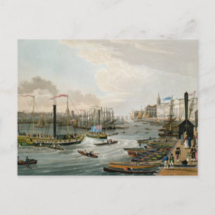 Carte Postale Vue sur London Bridge et la Custom House