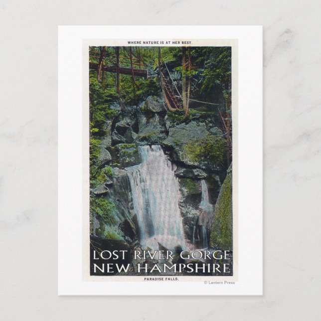 Carte Postale Vue sur Paradise Falls (Devant)