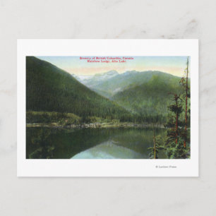 Carte Postale Vue sur Rainbow Lodge et Alta Lake
