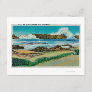 Carte Postale Vue sur Seal Rock entre Waldport et Newport