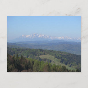 Carte Postale Vue sur Tatras de Beskids