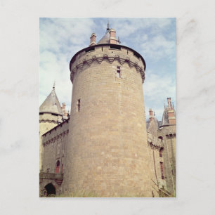 Carte Postale Vue sur une tour du château