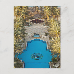 Carte Postale Vue surélevée de la piscine de l'hôtel Herods Pala