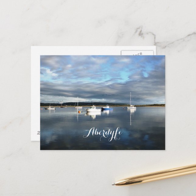 CARTE POSTALE VUES DES ALLES (Devant/Arrière en situation)