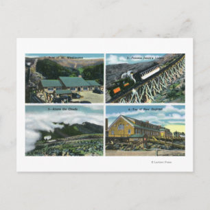 Carte Postale Vues pittoresques du voyage vers le sommet