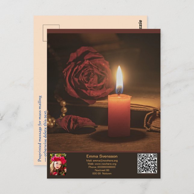 Carte Postale Vykort — Connect, Legend (Devant / Derrière)