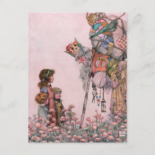 Carte Postale W Heath Robinson Illustration Bill the Minder