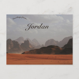 Carte Postale Wadi Rum Aqaba Jordanie