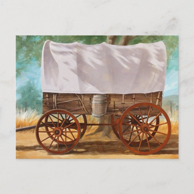 Carte Postale Wagon couvert (Devant)