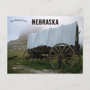 Carte Postale Wagon couvert en Scotts Bluff Nebraska