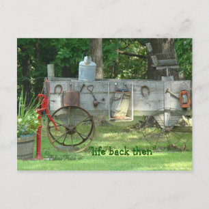 Carte Postale Wagon d'antiquité et fournitures personnaliser-car