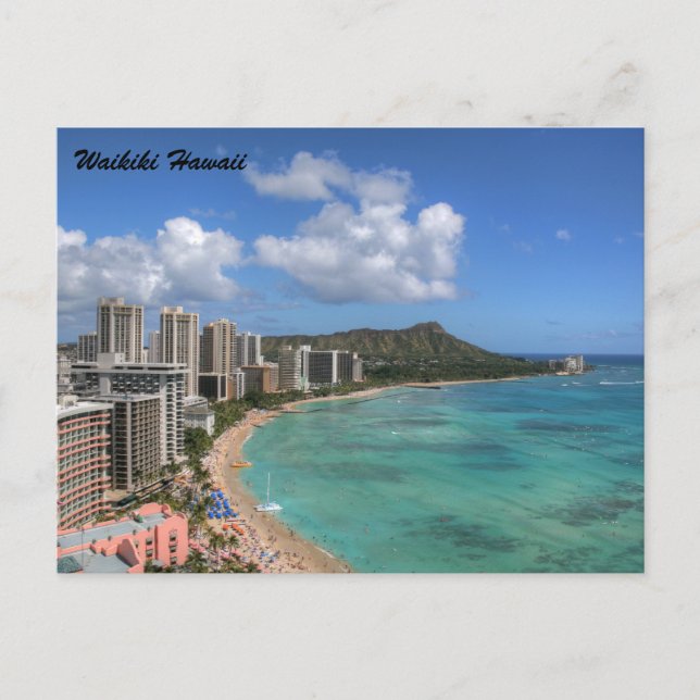 Carte Postale Waikiki (Devant)