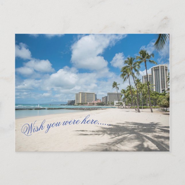 Carte postale Waikiki Beach (Devant)