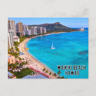 Carte Postale Waikiki Beach Hawaii