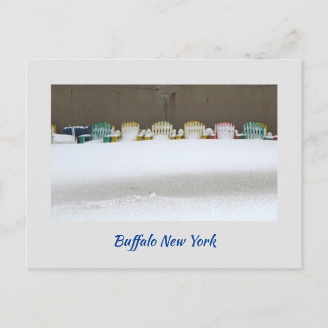 Carte postale Waiting in the Snow (Devant)