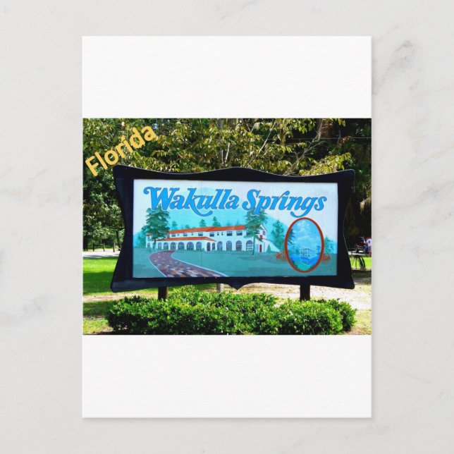 CARTE POSTALE WAKULLA SPRINGS, FLORIDE (Devant)