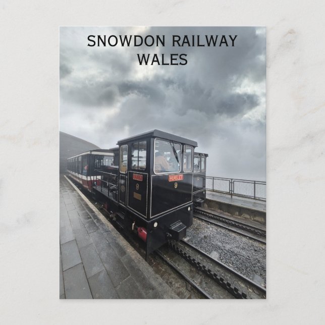 Carte Postale Wales Snowdon Mountain Railway Welsh Travel (Devant)
