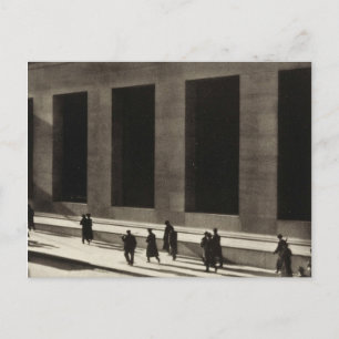 Carte Postale Wall Street (par Paul Strand, 1915)