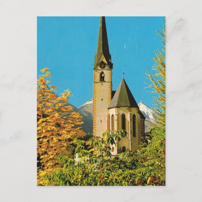 Carte Postale Wallfahrtskirche, Hellesblut, Grossglockner, (Devant)