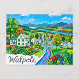 Carte Postale Walpole États-Unis