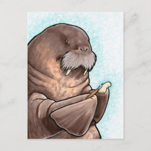 Carte postale Walrus Whittling