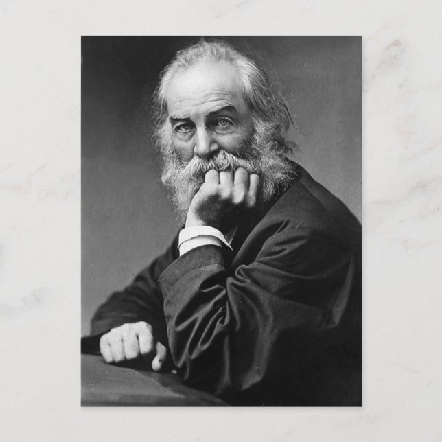 Carte Postale Walt Whitman "Visez toujours vers le soleil" (Devant)