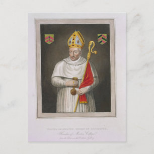 Carte Postale Walter de Merton (d.1277), après une peinture dans