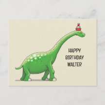 Walter le dinosaure à long cou