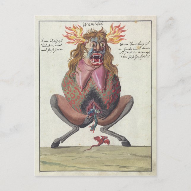 Carte Postale Wamidal démon (Devant)