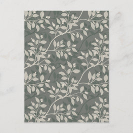 Carte Postale Wandering Leaves Elegant Earthy Botanical
