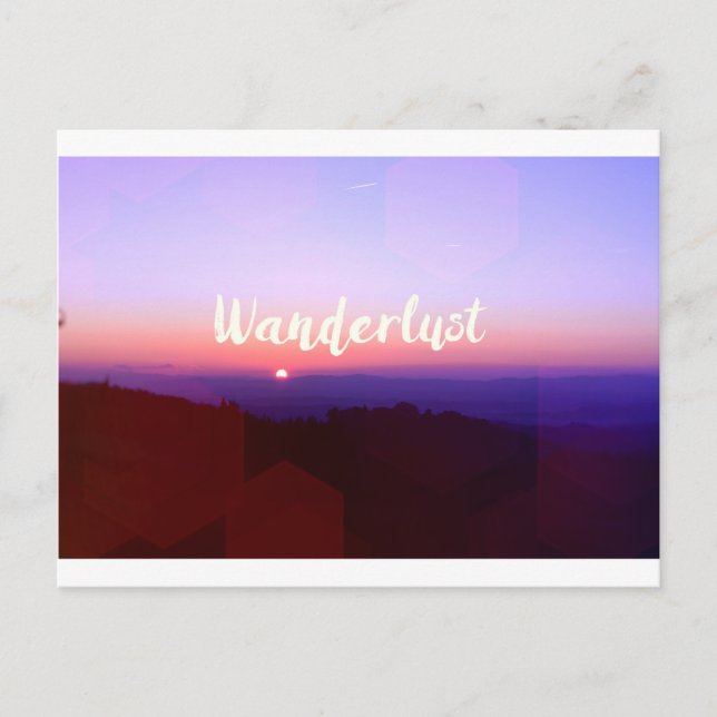 Carte Postale Wanderlust (Devant)