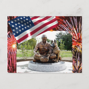 Carte postale War Dog Memorial