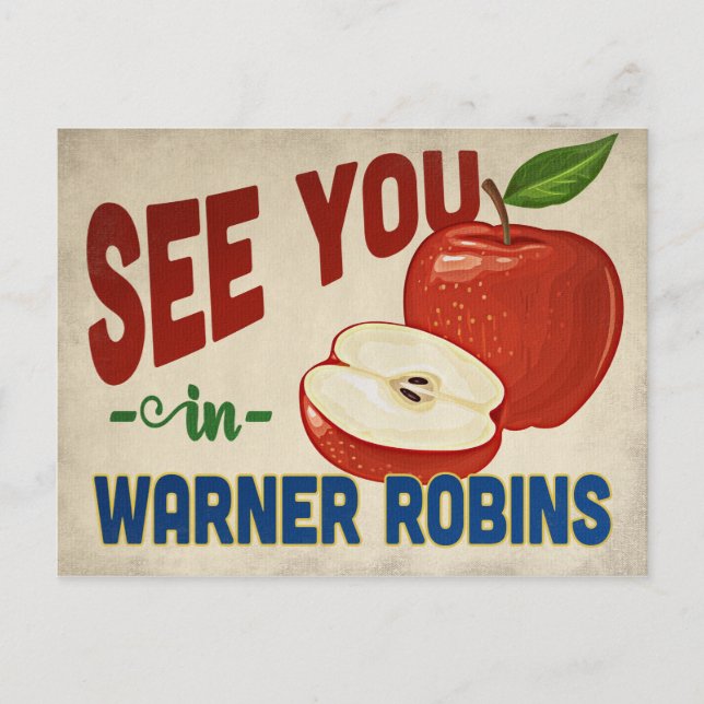 Carte Postale Warner Robins Georgia Apple - Vintage voyage (Devant)