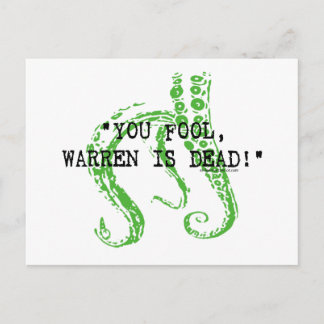 Carte Postale Warren est mort H. P. Lovecraft