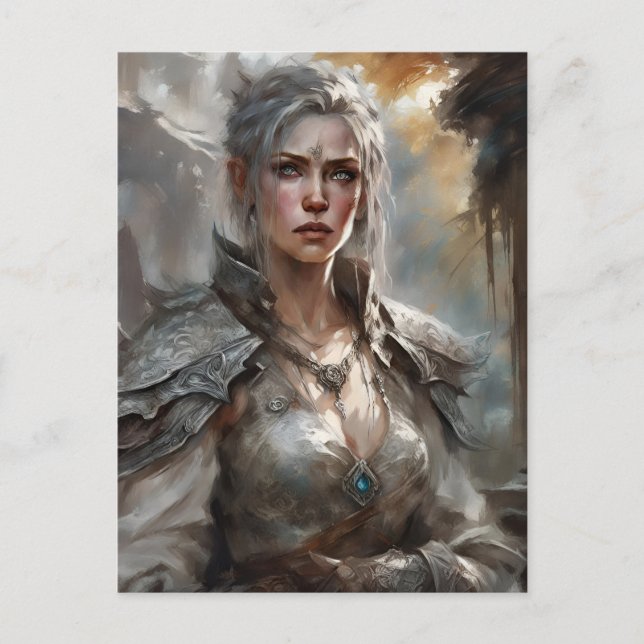 Carte postale Warrior Woman (Devant)