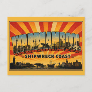 Carte Postale Warrnambool Victoria ville de la chasse à la balei